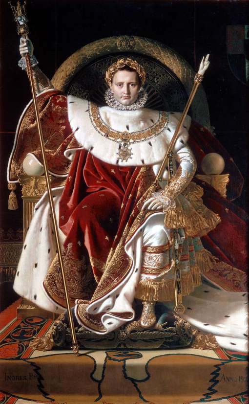 Ingres - Napoleón en su trono imperial